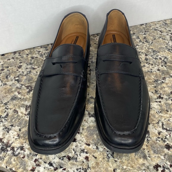 Clarks Originals Leather penny-slot loafers Black 11 - Picture 7 of 15